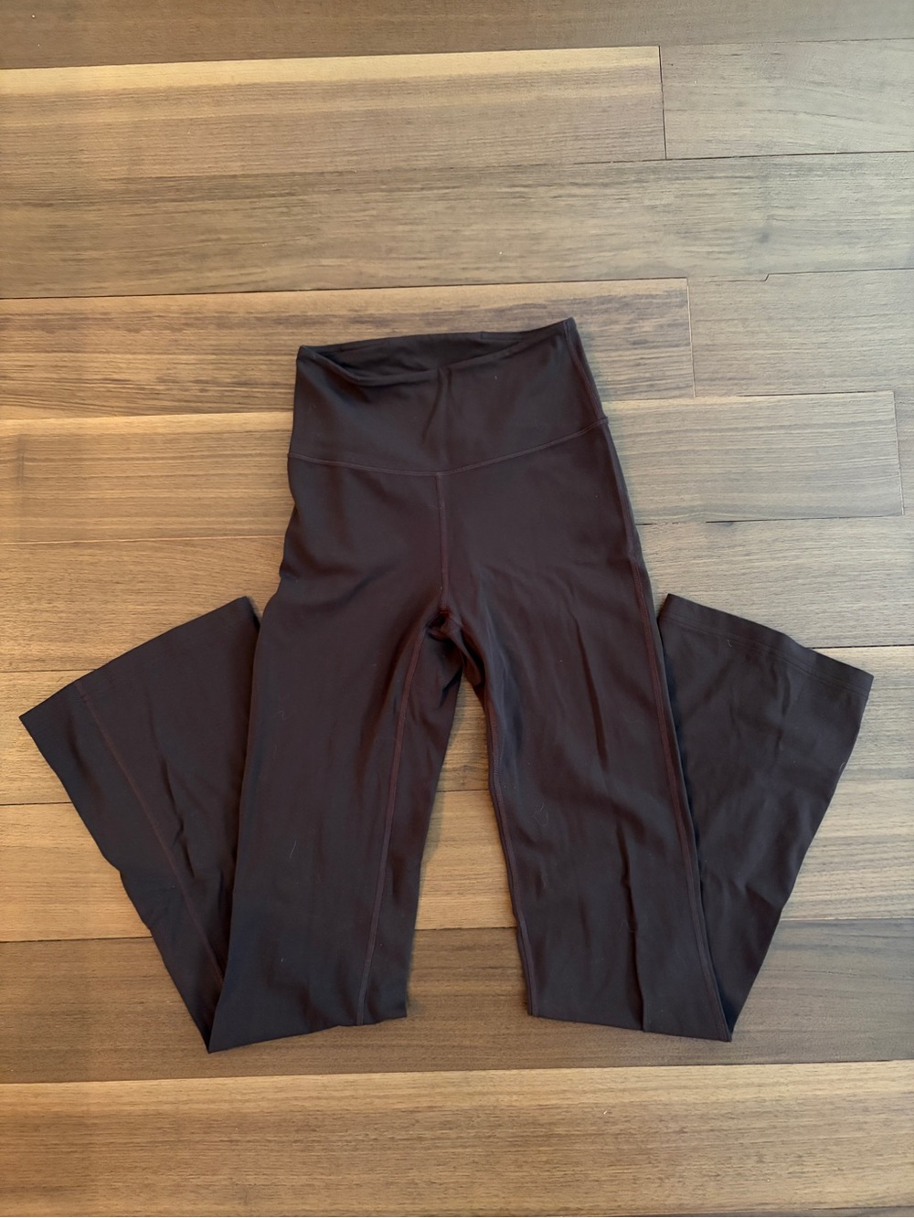 lululemon brown flare leggings